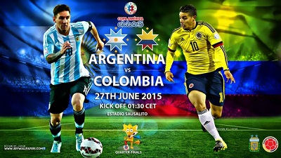 Кубок Америки 2015: Аргентина - Колумбия повтор матча