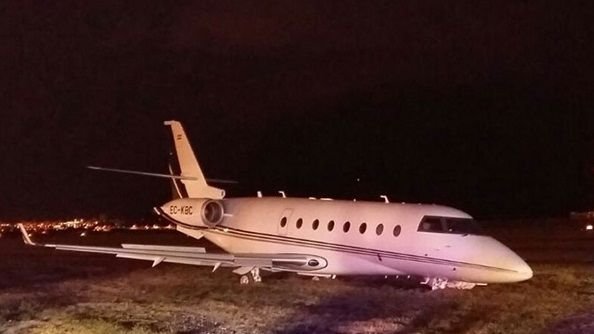 Самолет Криштиану Роналду потерпел аварию в аэропорту Барселоны